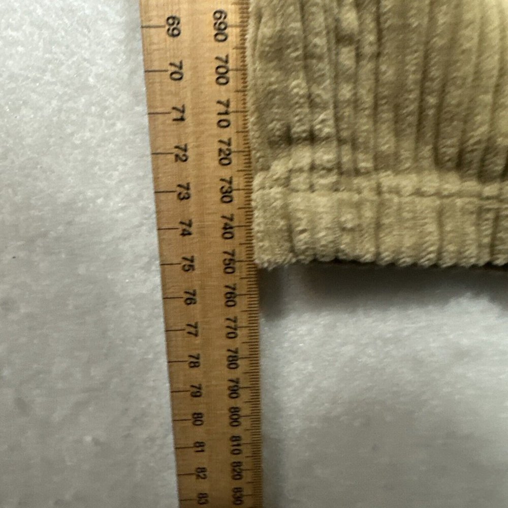 Xisle Mens Corduroy Casual Pant  size 34 Beige Cotton Pant - Picture 14 of 15